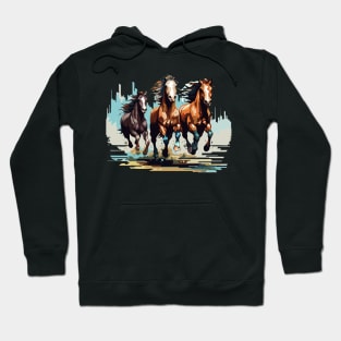 Horses running Hoodie